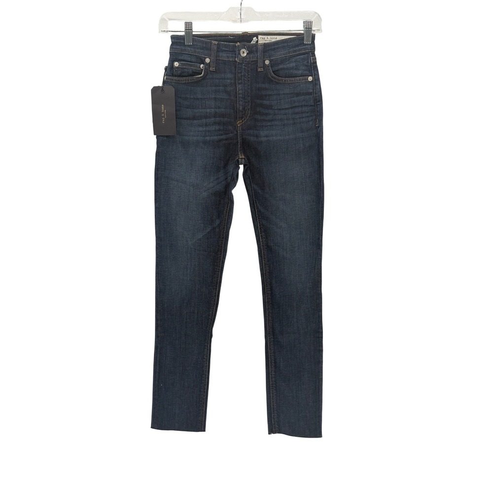 New Rag & Bone New York Jeans  Nina High Rise Skinny Stretch Ankle 24 Blue‎